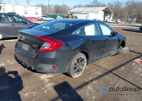 2021 Honda Civic Sport z USA, uszkodzony, nr VIN 2HGFC2F84MH508145